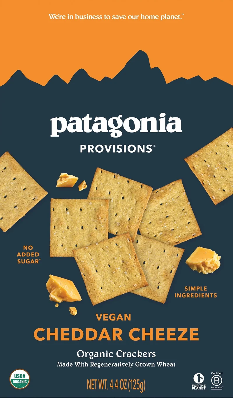 Image of Patagonia Provisions Vegan Cheddar Cheeze Crackers