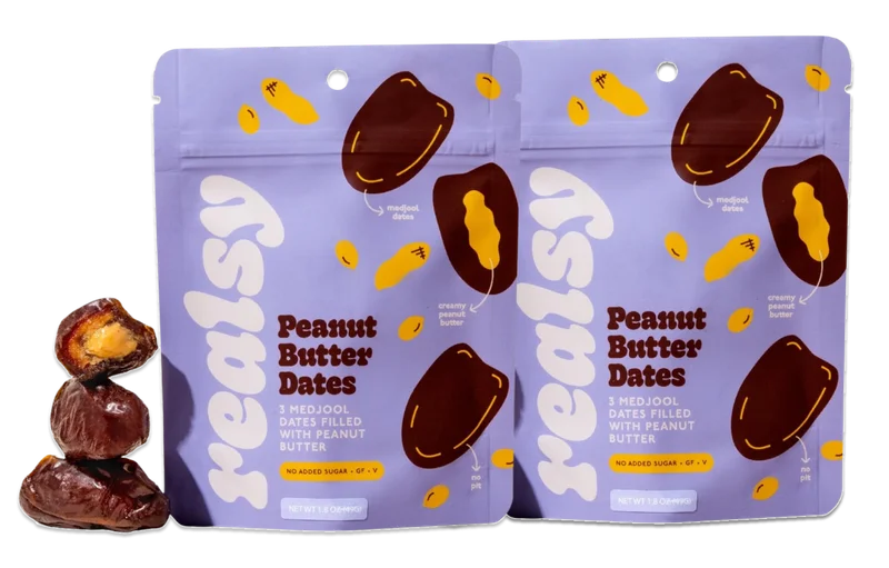 Image of Realsy Peanut Butter Dates (2 Pack)