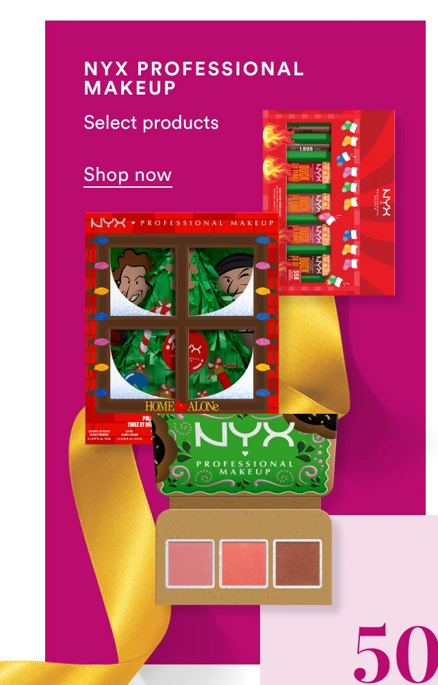 NYX Professional Makeup | 50% off | Select products | Shop now