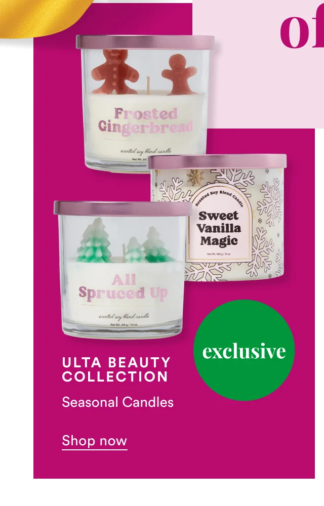 Ulta Beauty Collection | 50% off | Seasonal Candles | Shop now