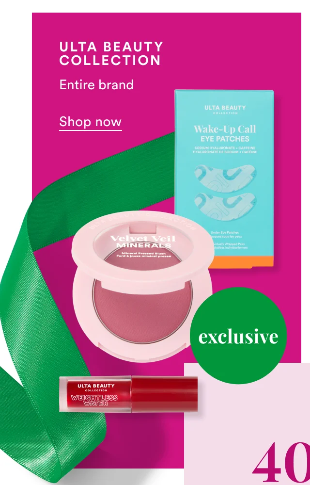 Ulta Beauty Collection | 40% off | Entire brand | Shop now