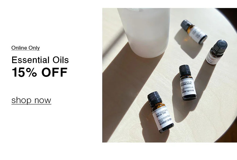Shop Essential Oils 15% Off Online Only