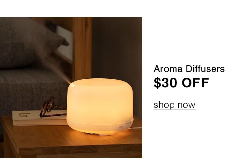Shop Aroma Diffusers $30 Off
