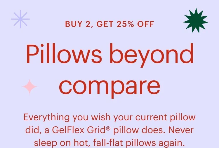 Pillows beyond compare