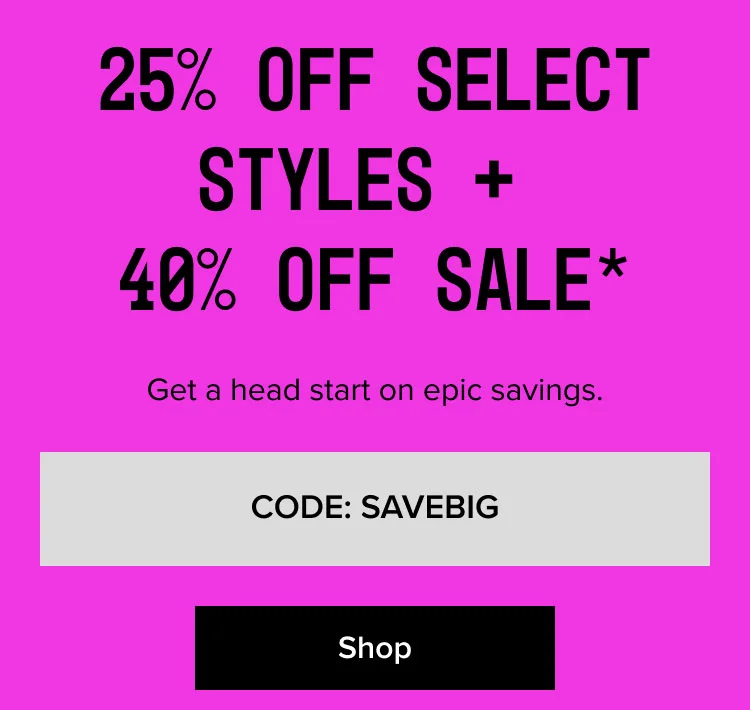 Shop - CODE:SAVEBIG