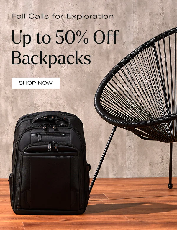 Up to 50% Off Backpacks