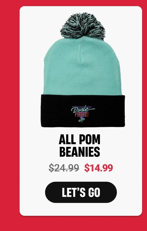 All Pom Beanies $14.99