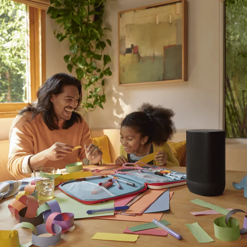 Sonos Move 2 father daughter coloring