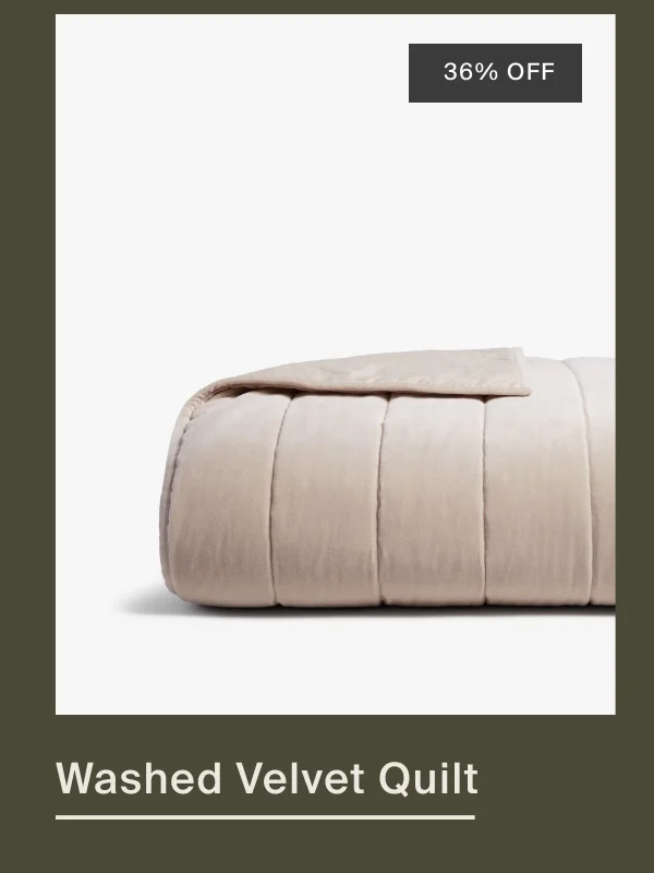 Washed Velvet Quilt