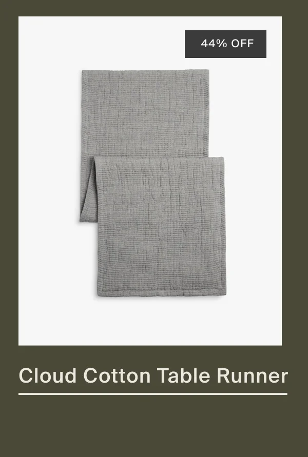 Cloud Cotton Table Runner