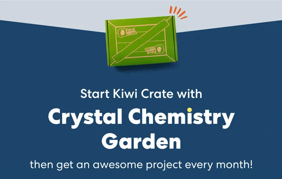 Start Kiwi Create with Crystal Chemistry Garden