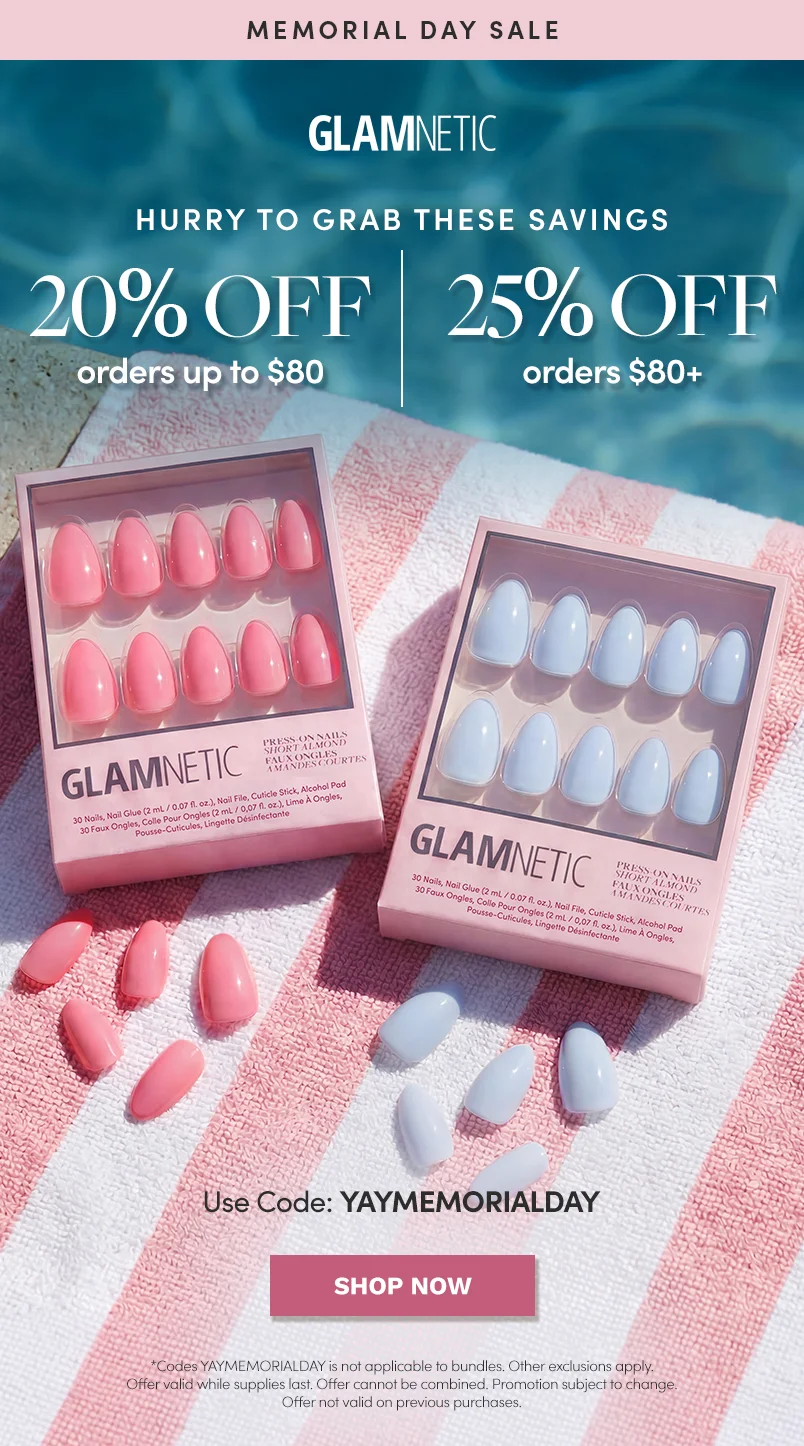 Shop up to 25% Off with the code YAYMEMORIALDAY