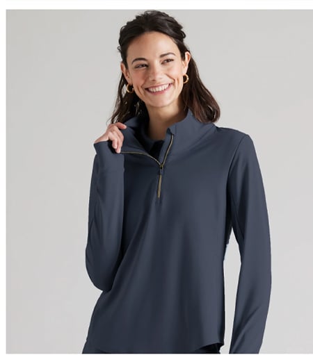 Course to Court 1/4 Zip