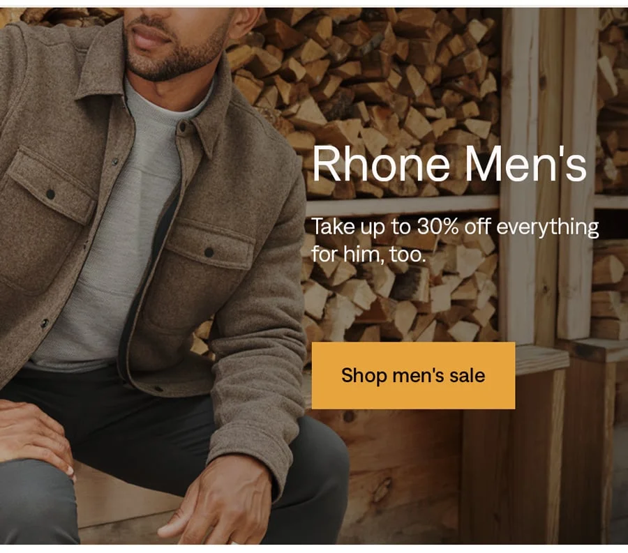 Rhone Men's: Take up to 30% off