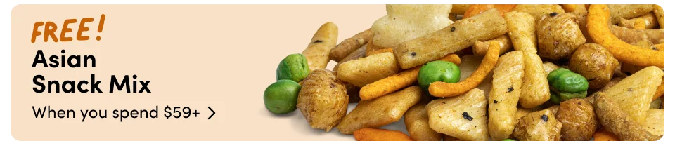 FREE! Asian Snack Mix When you spend $59+