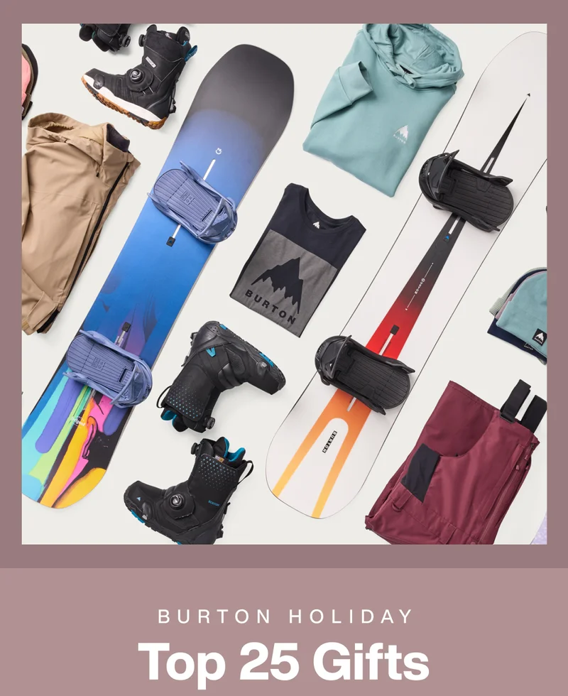 Burton Gift Guides - Top 25 Gifts