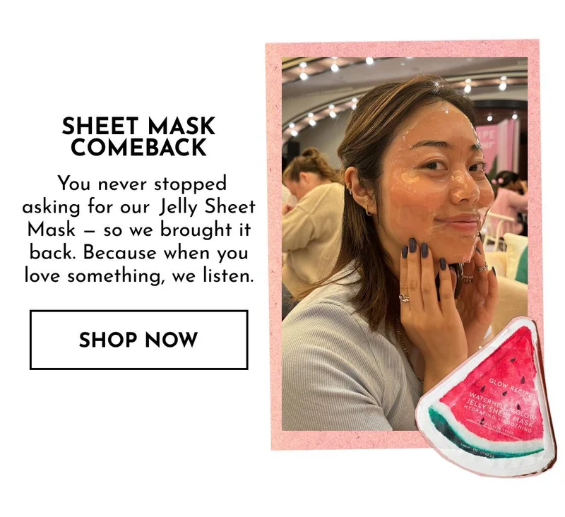 20% off Jelly Sheet Mask