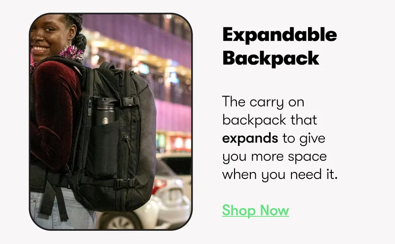 Shop Expandable Backpack