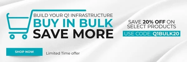 Build Your Q1 Infrastructure Buy in Bulk, Save More Save 20% off on select products. Use Code: Q1BULK20. Shop Now!
