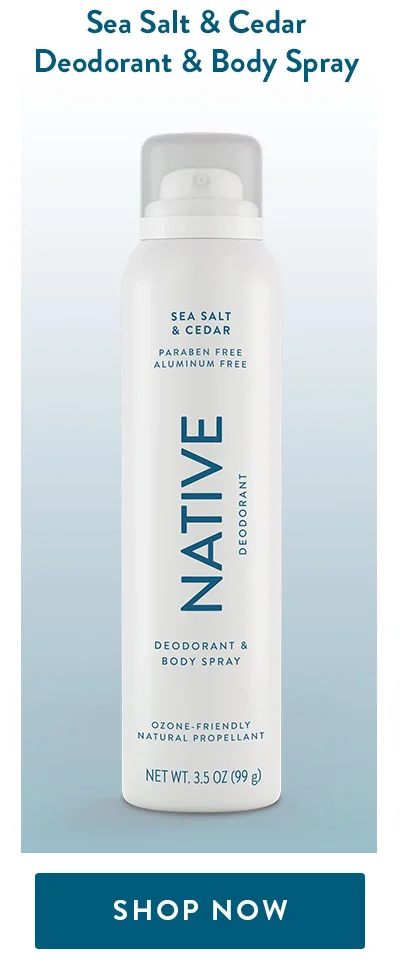 Sea Salt & Cedar Deodorant & Body Spray | SHOP NOW