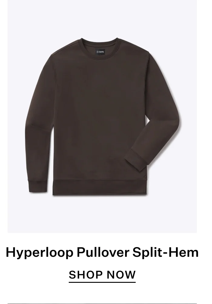 Hyperloop Pullover Split-Hem