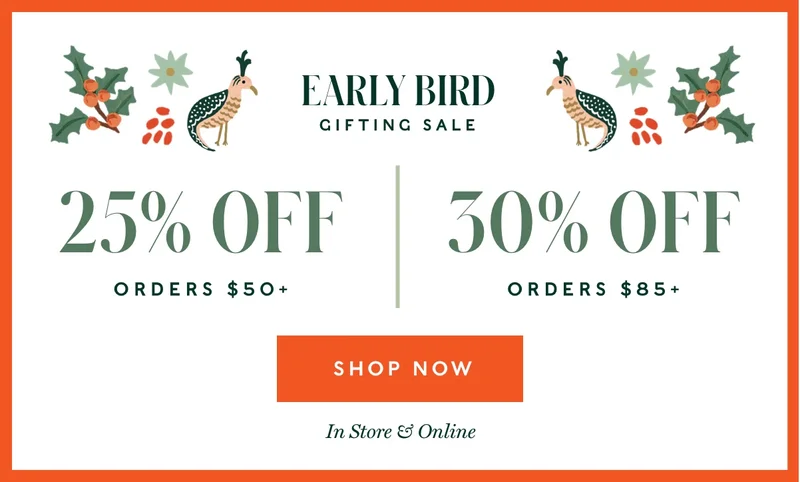 Early Bird Gifting Sale