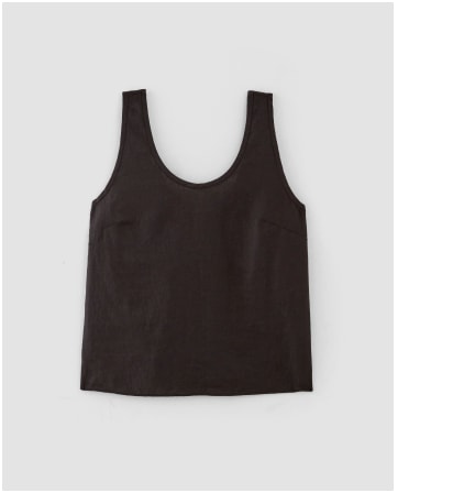 [IMAGE]The Linen Scoop-Neck Tank