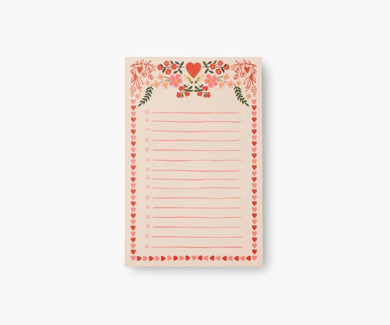 Image of Checklist Notepad - Juliet