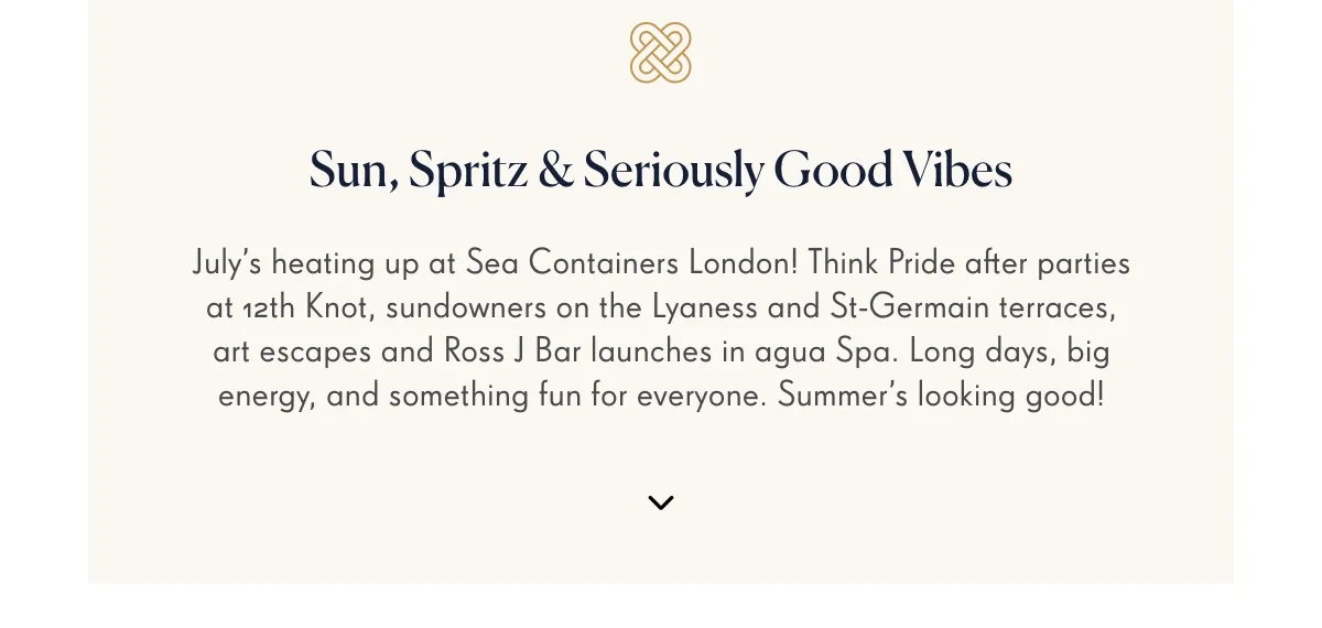 SUN, SPRITZ & SERIOUSLY GOOD VIBES