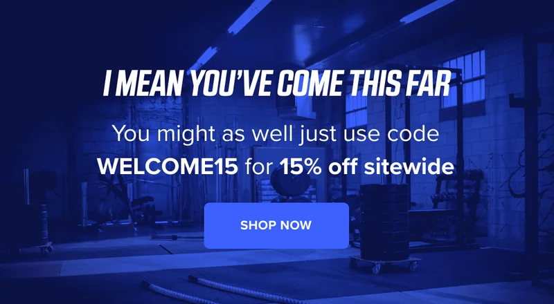 I mean you've come this far. You might as well just use code WELCOME15 for 15% off sitewide
