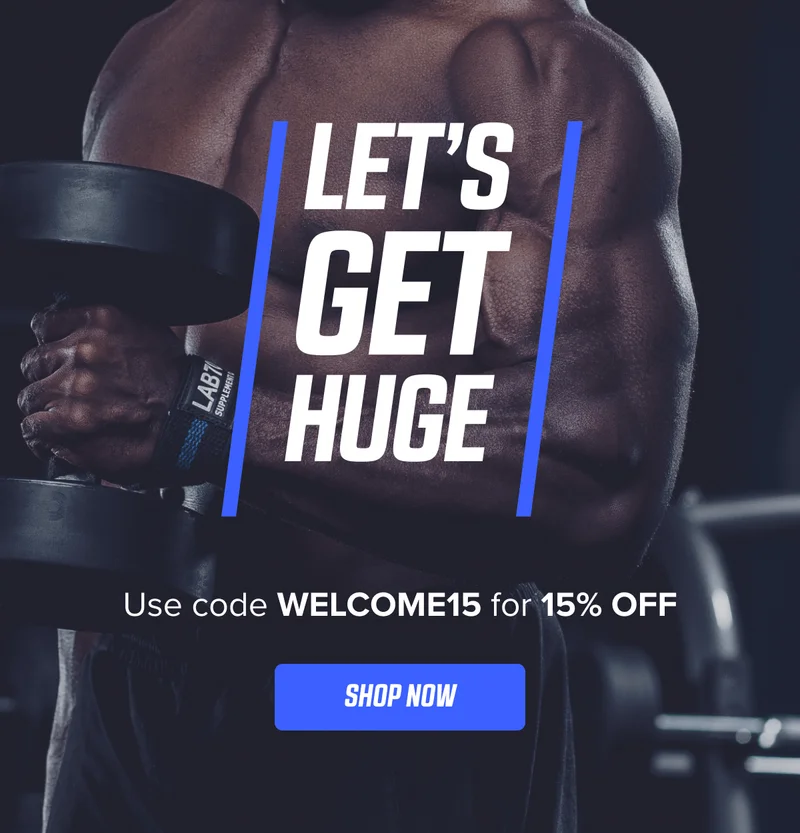 Let's get huge. Use code WELCOME15 for 15% OFF. Shop now