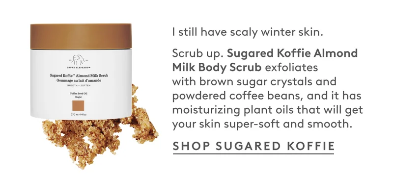 Sugared Koffie Scrub. Shop Now.