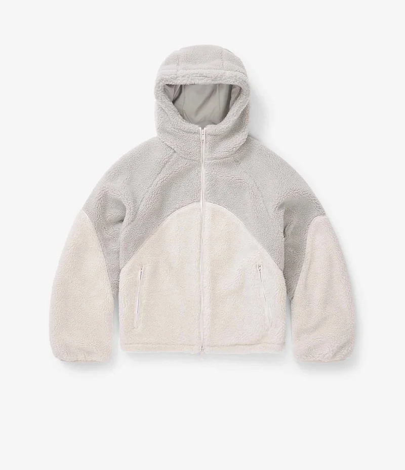 Fleece Hoodie Arctic White