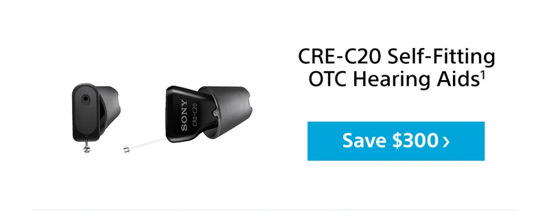 CRE-C20 Self-Fitting OTC Hearing Aids1 Save