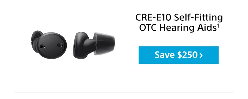 CRE-E10 Self-Fitting OTC Hearing Aids1