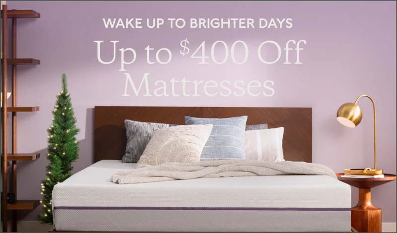Up to $400 Off Mattresses