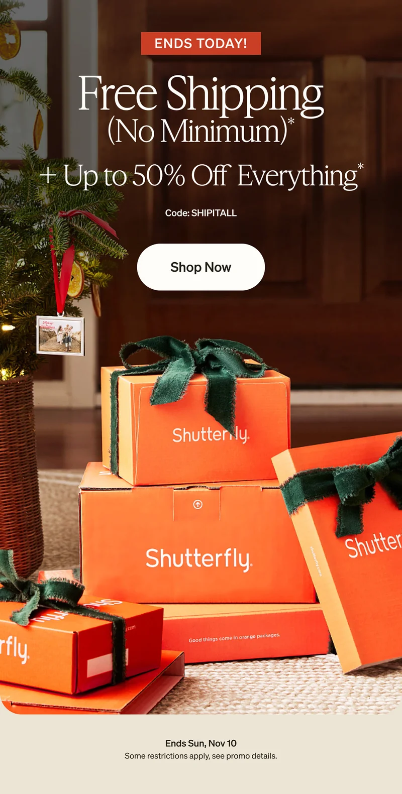 Free Shipping No Minimum + Up to 50% off Everything