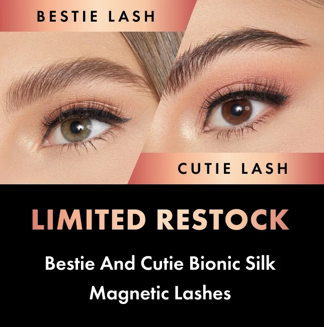 limited restock    edgy and fluffy bionic silk magnetic lashes