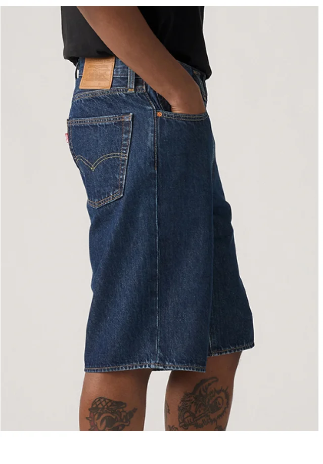 DARK WASH SHORTS