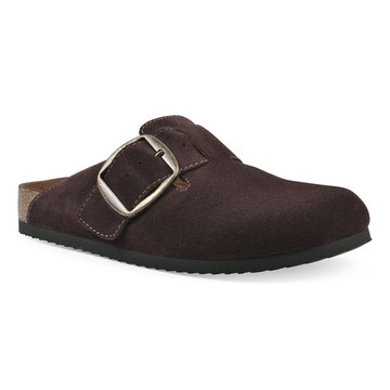 White Mountain Suede Slip On Clog - Big Easy