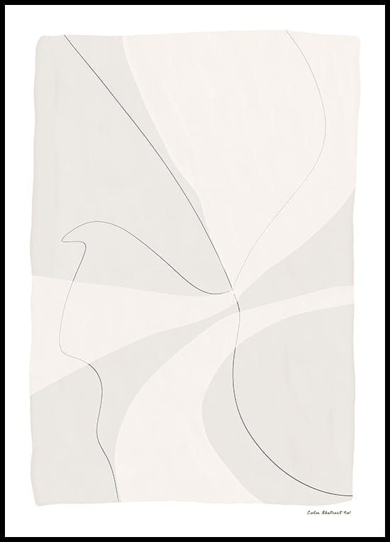 Calm Abstract No1 Poster