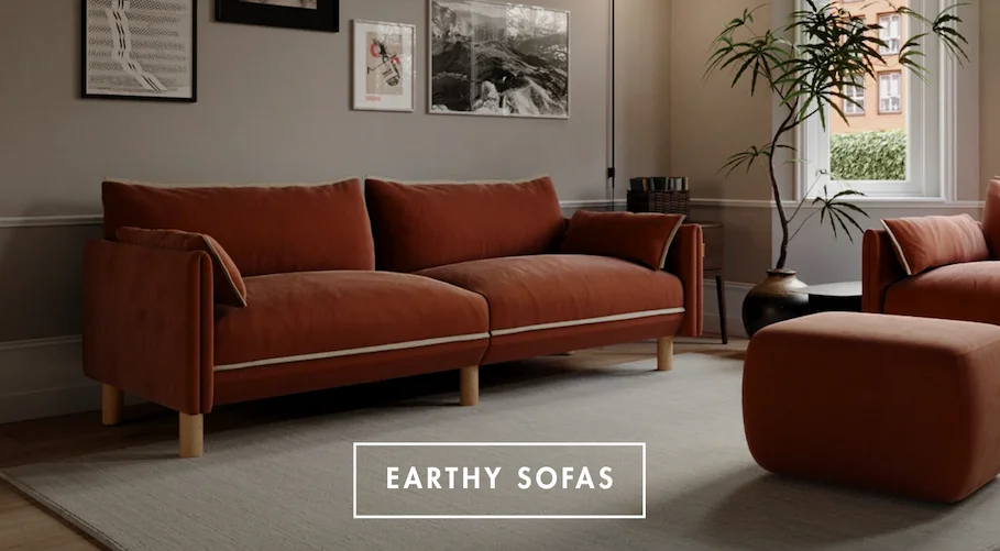 How to style earthy sofas