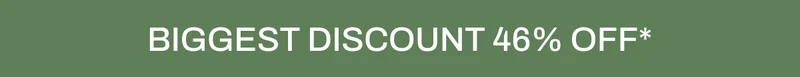 Biggest Discount is 46% off