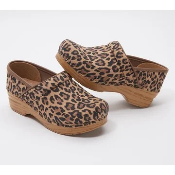 Dansko Professional Leather Clogs in Fashion Colors