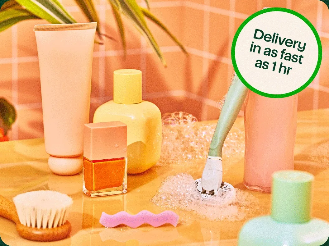 Delivery in as fast as 1 hr