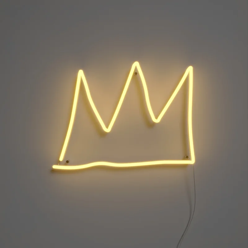 Image of The Crown YP x Jean Michel Basquiat, LED neon sign