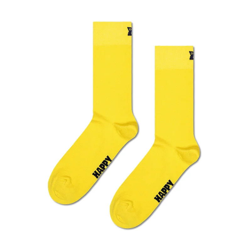 Solid Socks Yellow