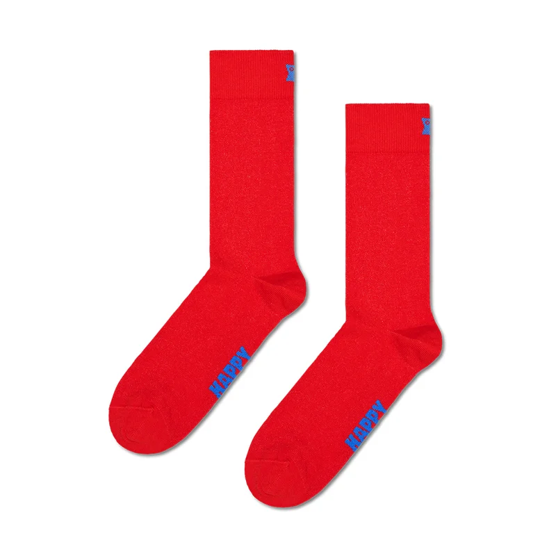 Solid Socks Red