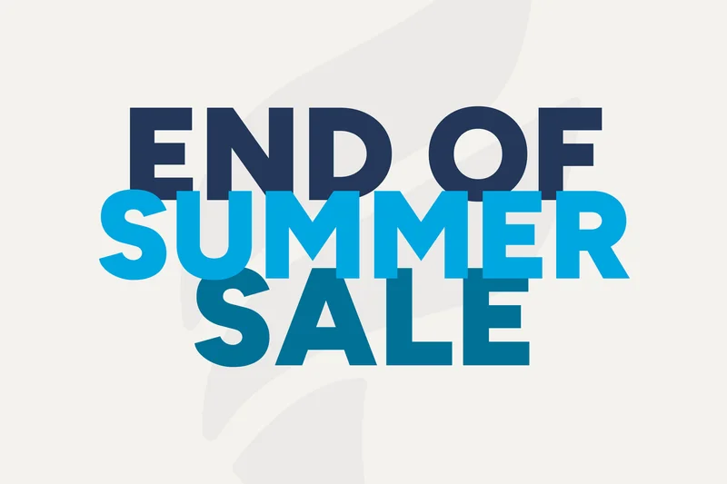 End of summer sales
