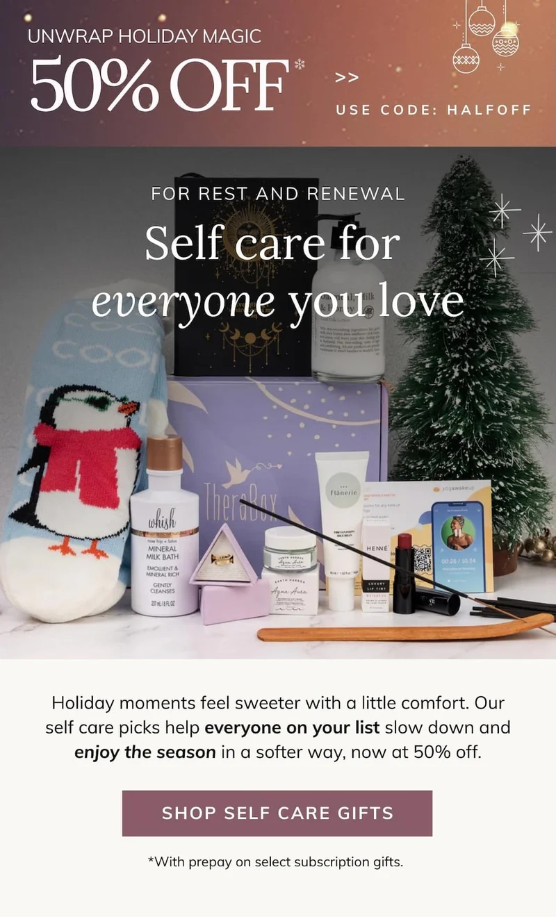 Shop sale self care